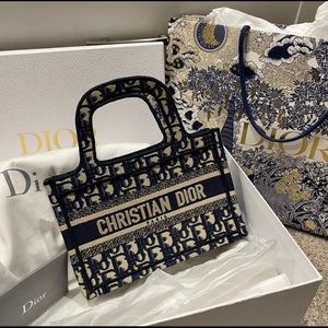 Dior mini book tote